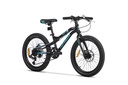 BICICLETA MTB SLIDER R20 7VEL. NEGR/CELESTE