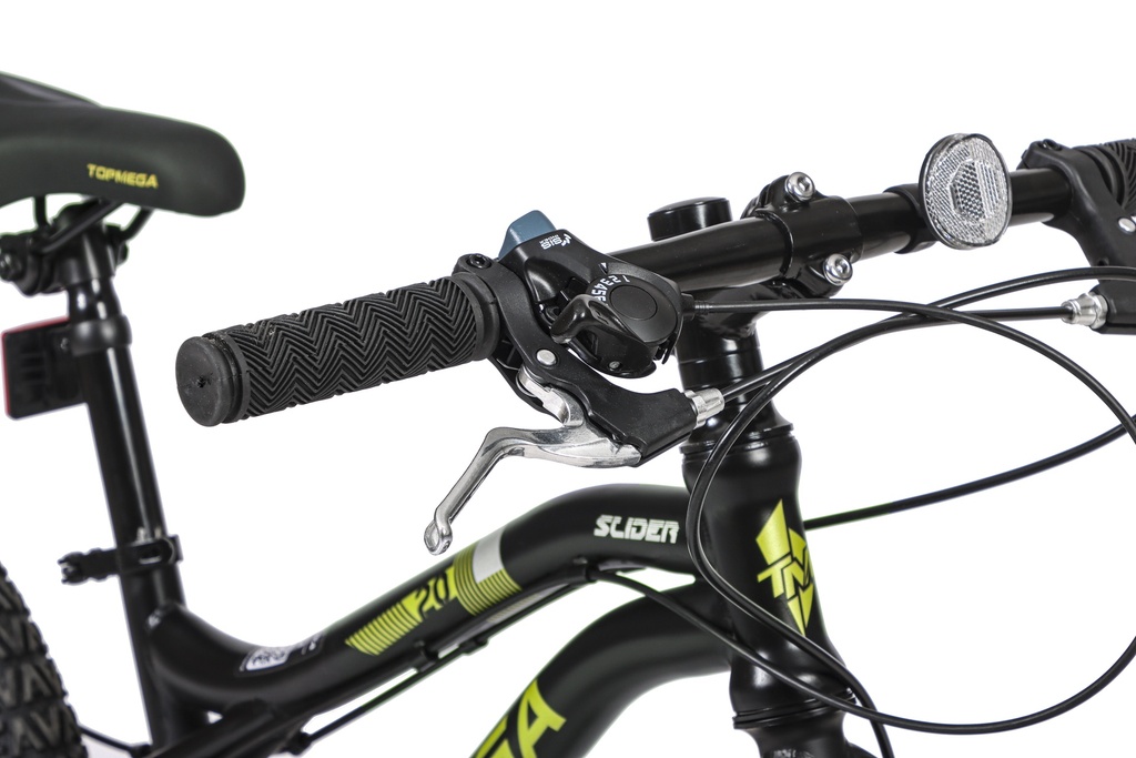 BICICLETA MTB SLIDER R20 7VEL. NEGRO/AMARILLO