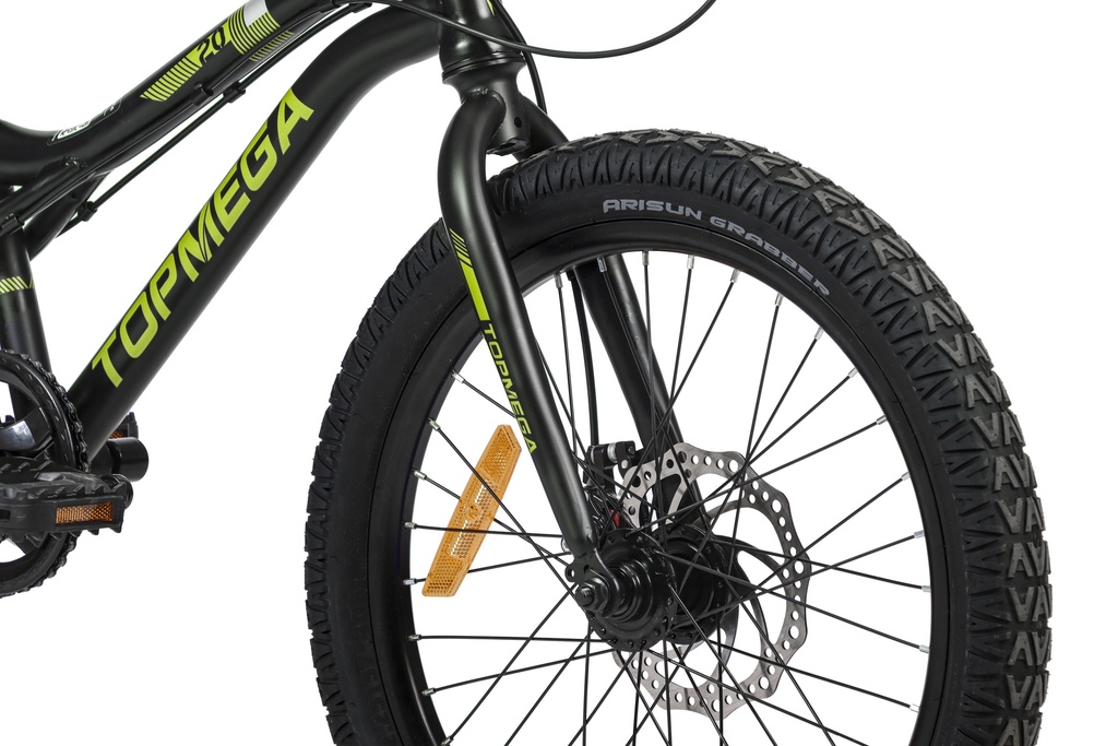 BICICLETA MTB SLIDER R20 7VEL. NEGRO/AMARILLO