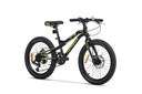 BICICLETA MTB SLIDER R20 7VEL. NEGRO/AMARILLO