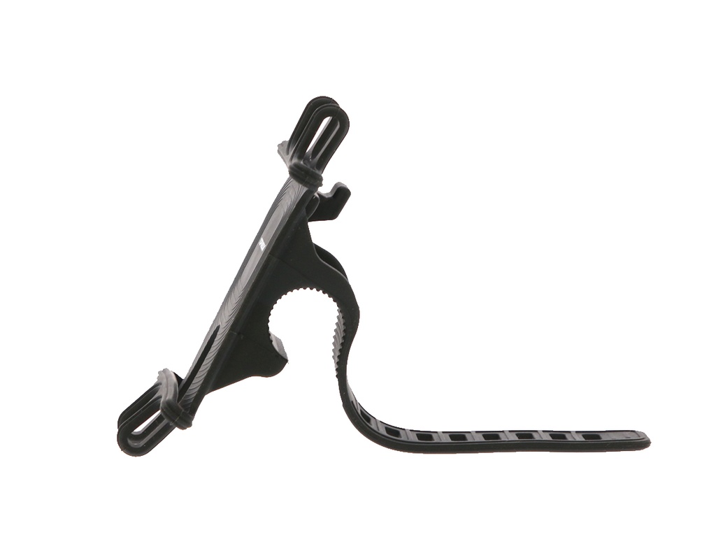 PORTA CELULAR AJUSTABLE SILICONA NEGRO TOPMEGA