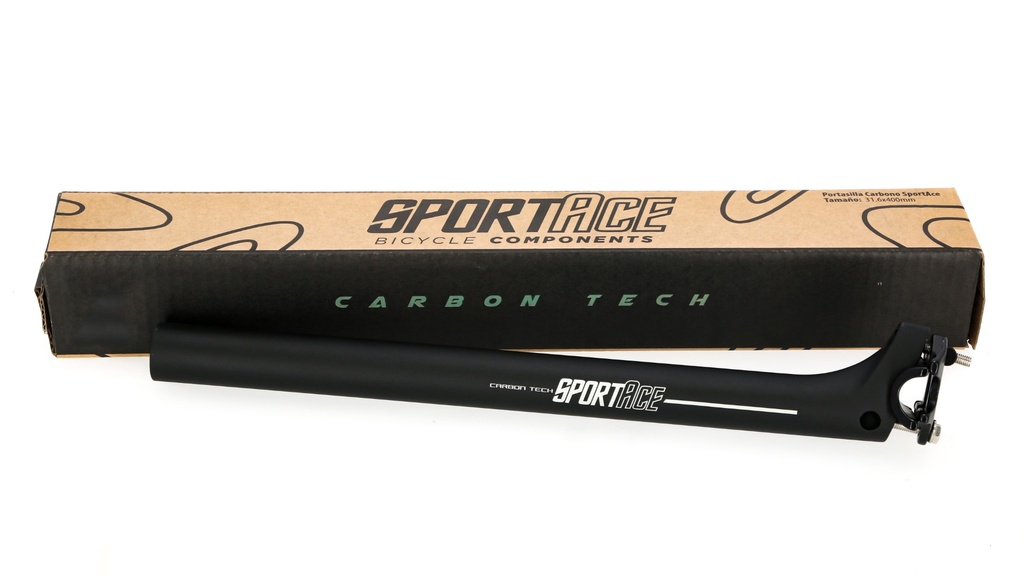 PORTASILLA CARBONO 31,6X400MM SPORTACE