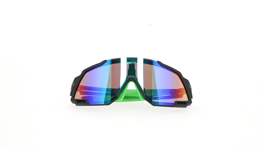 GAFA CICLISMO SA-838 SPORTACE VERDE/NEGRO C/ESTUCHE 3 CRISTALES