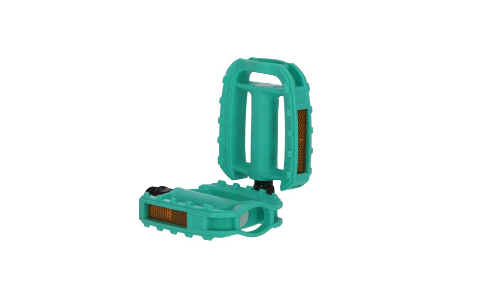 *PEDAL BMX/MTB PLASTICO DU VERDE 100x80x24.5mm 9/16 SPORTACE