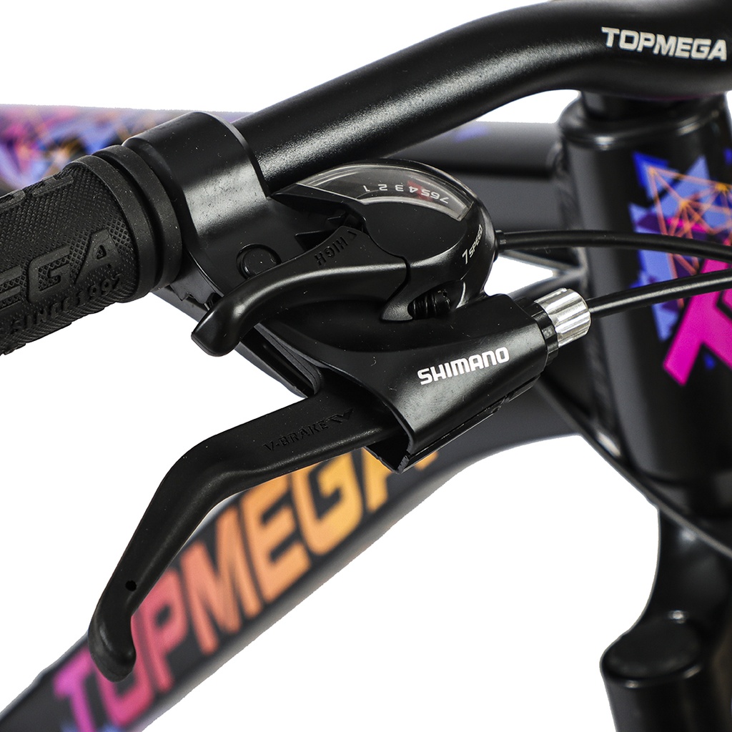BICICLETA MTB REGAL ALUMINIO R29 21V NEGRO FUCSIA/NAR S