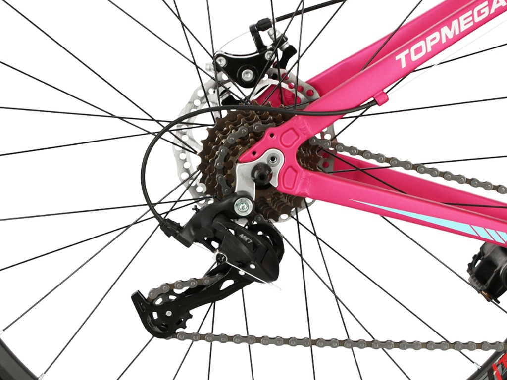 BICICLETA MTB FLAMINGO R29 21VEL FUXIA/BLANCO TALLE M