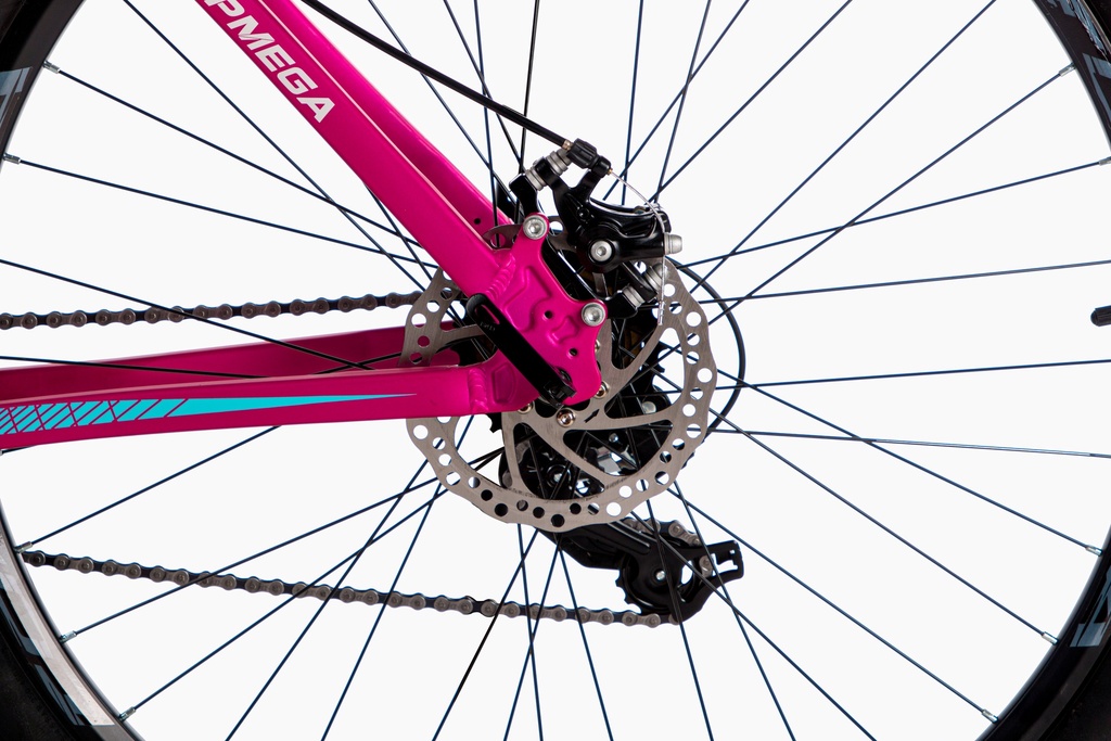 BICICLETA MTB FLAMINGO R29 21VEL FUXIA/BLANCO TALLE M