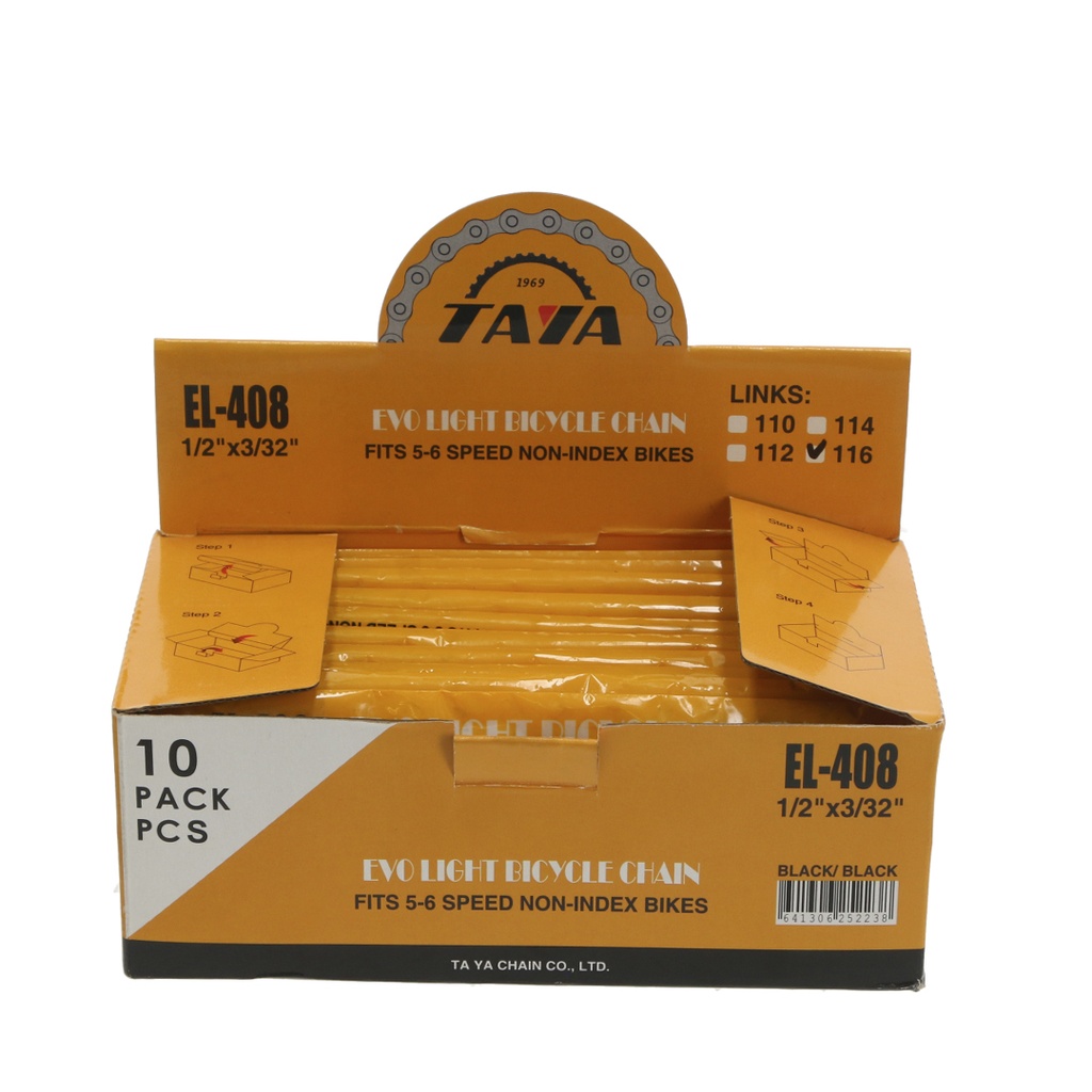 CADENA TAYA 1/2”x3/32 x 116L 5, 6VEL
