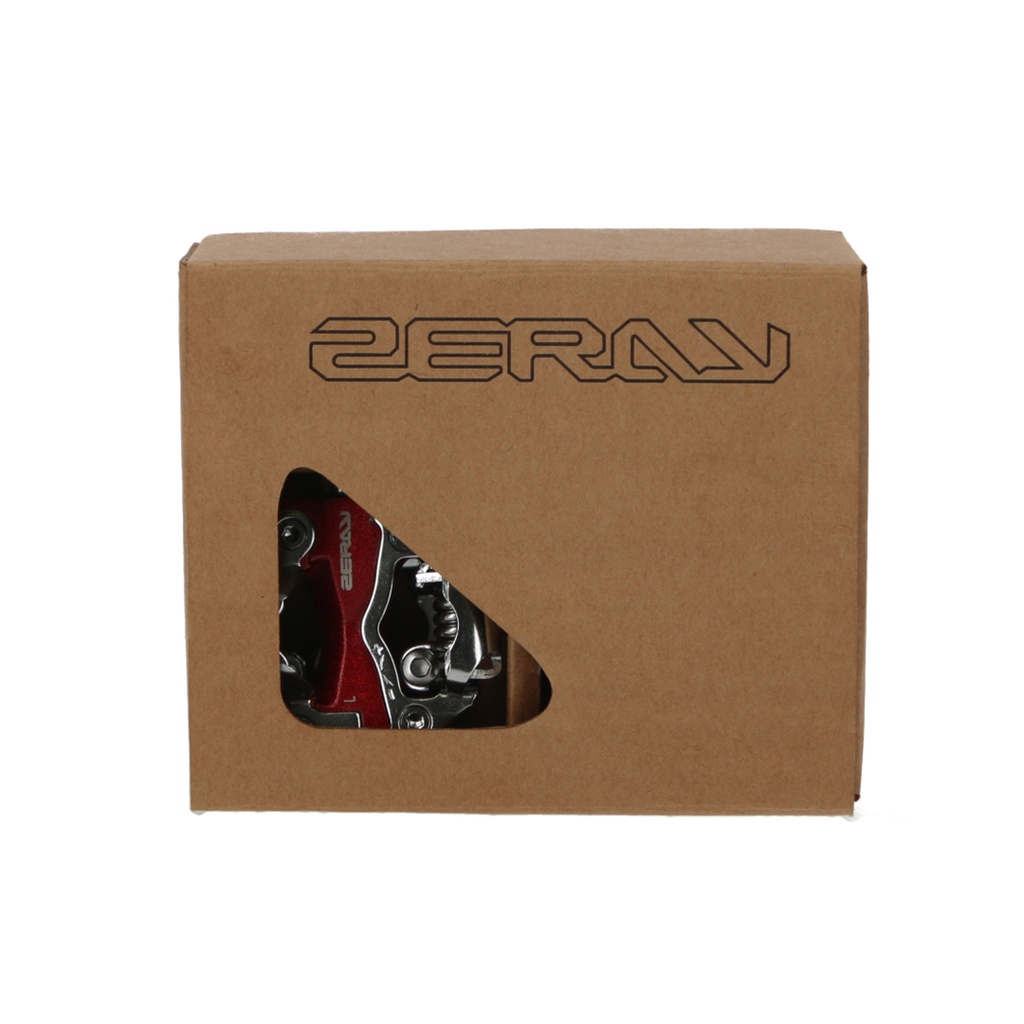 PEDAL AUTOMATICO ZERAY ZP-108S ALUMINIO MTB 9/16 RULEMAN ROJO