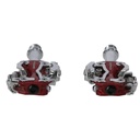 PEDAL AUTOMATICO ZERAY ZP-108S ALUMINIO MTB 9/16 RULEMAN ROJO