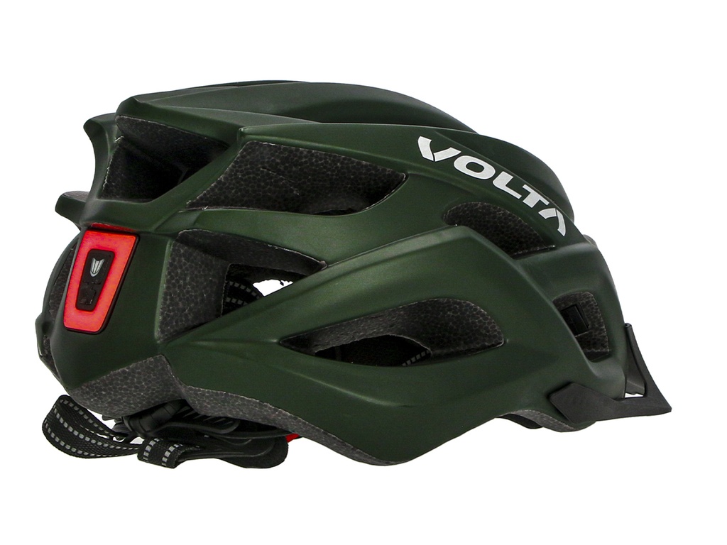 CASCO MTB VOLTA VERDE C/LUZ 22 VENT C/REG M