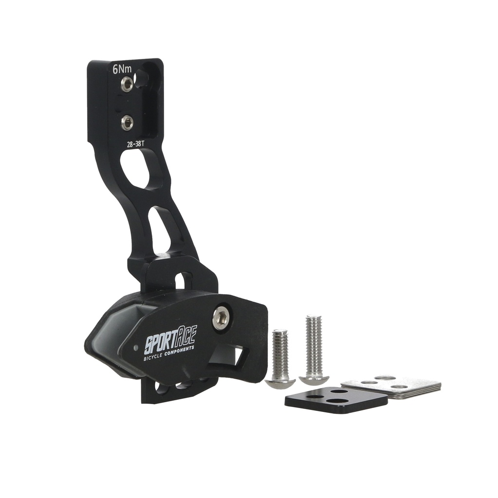 GUIA CADENA MONTAJE DIRECTO 28-38T CNC ALUM/PLAST SPORTACE