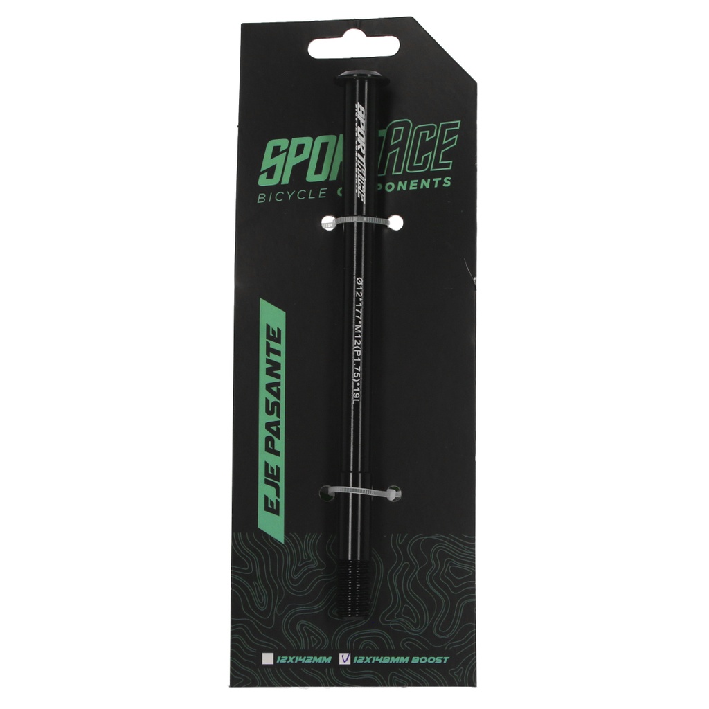 EJE PASANTE TRASERO BOOST 12X148MM 177MM 1.75 SPORTACE
