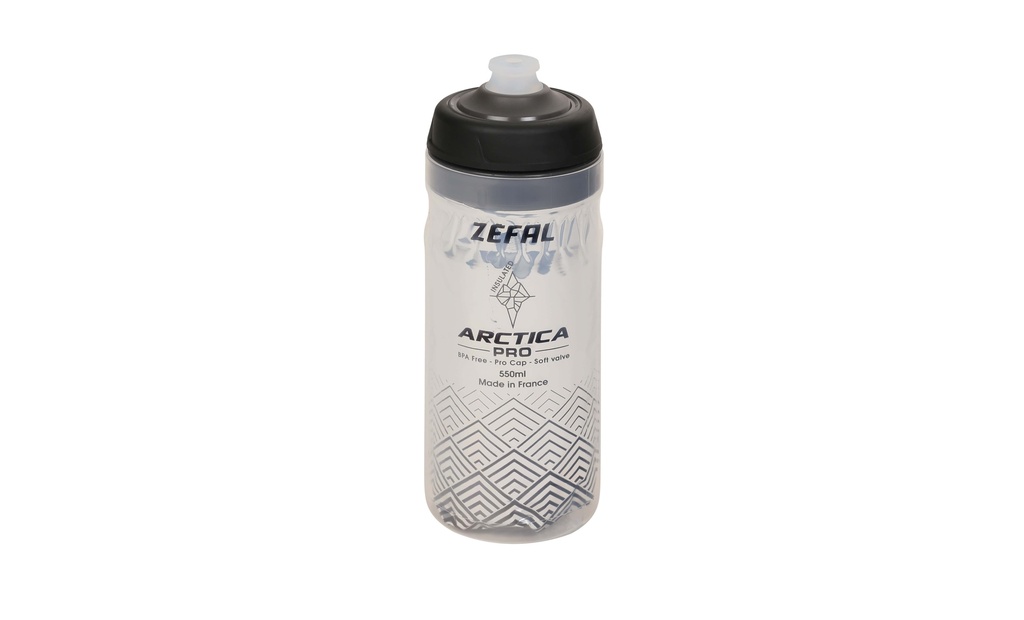 CARAMAÑOLA ZEFAL ISOTERMICA 550ML NEGRO ARTICA PRO