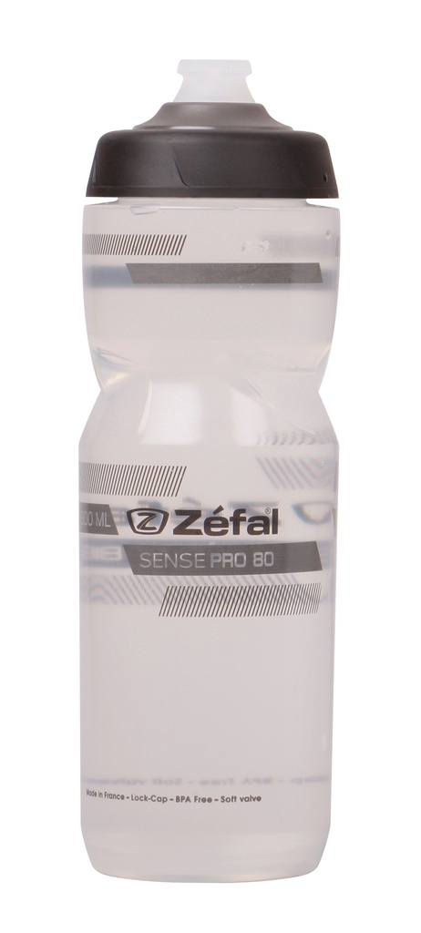 CARAMAÑOLA SENSE 800 ML PRO 80 ZEFAL GRIS/NEGRO