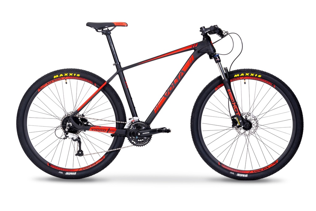 BICICLETA MTB VIGGO ALUMINIO NEGRO/ROJO ALTUS 27VEL 29ER M G1
