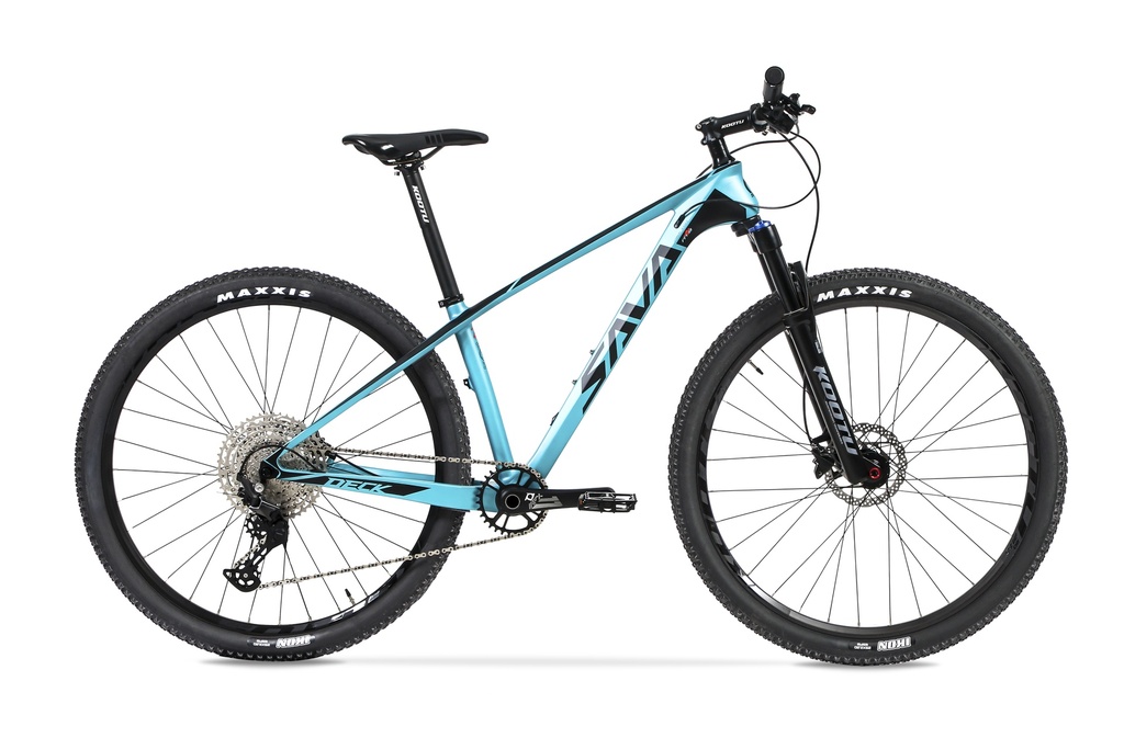 BICICLETA SAVA MTB CARBONO DECK 6.1 DEORE 12 VEL CEL T17