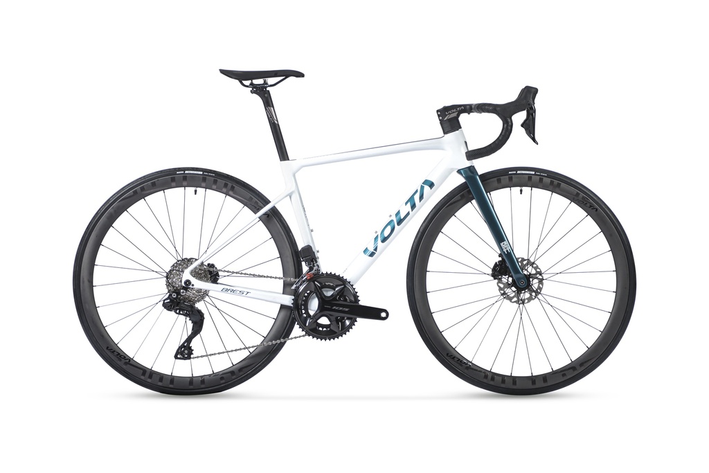 BICICLETA RUTA VOLTA BREST ELITE CARBON 105 DI2 24VEL 700C BLANCO T54 G2
