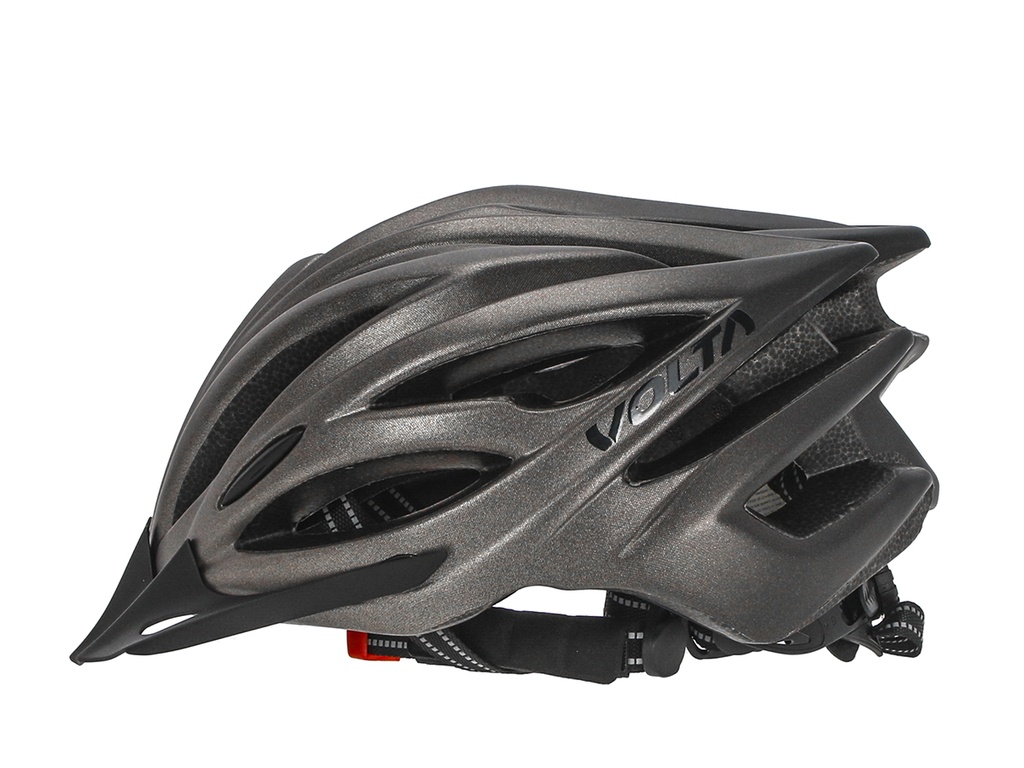 CASCO MTB VOLTA GRIS/NEGRO 20 VENT C/REG M