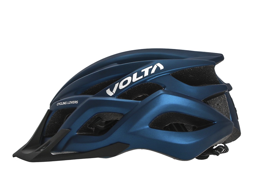 CASCO MTB VOLTA AZUL C/LUZ 22 VENT C/REG L