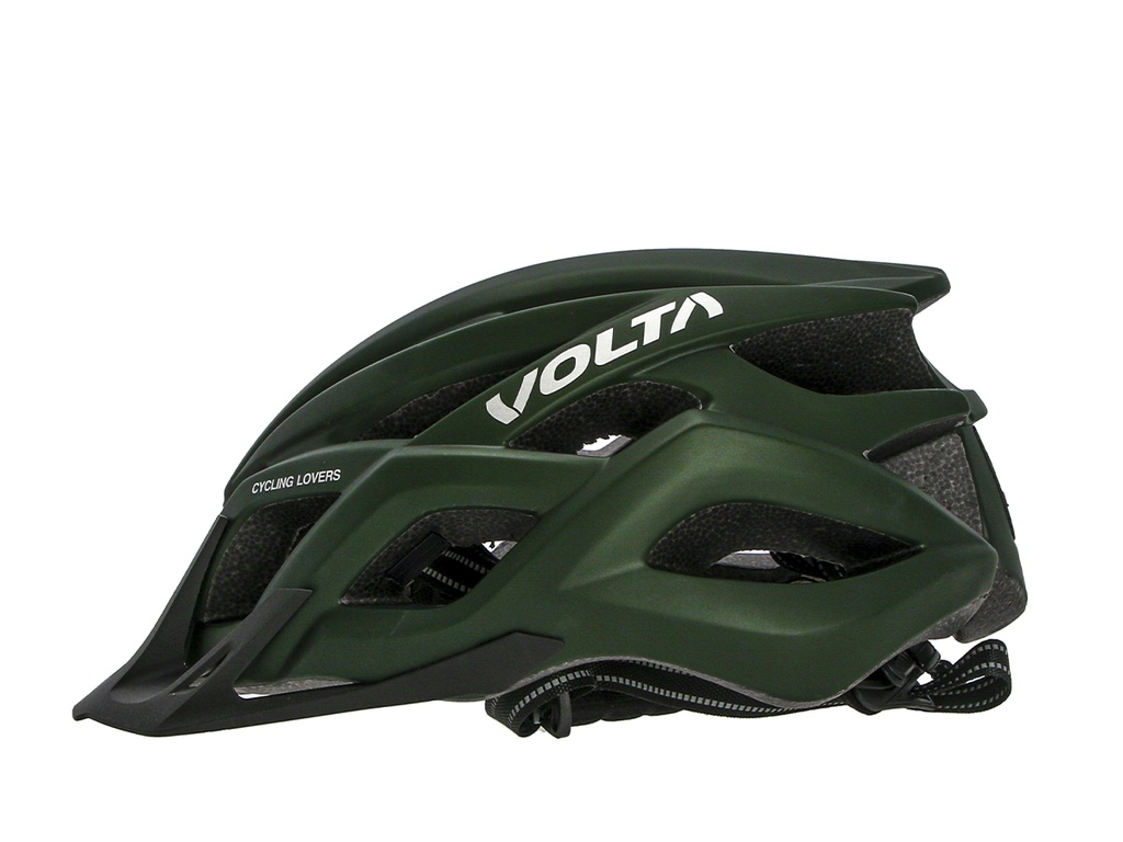 CASCO MTB VOLTA VERDE C/LUZ 22 VENT C/REG M