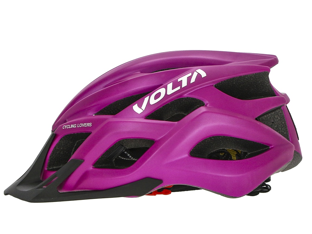 CASCO MTB VOLTA VIOLETA C/LUZ 22 VENT C/REG M