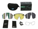 GAFA CICLISMO SA-888 SPORTACE NEGRO/BLANCO (LENTE ROSA) C/ESTUCHE 3 CRISTALES
