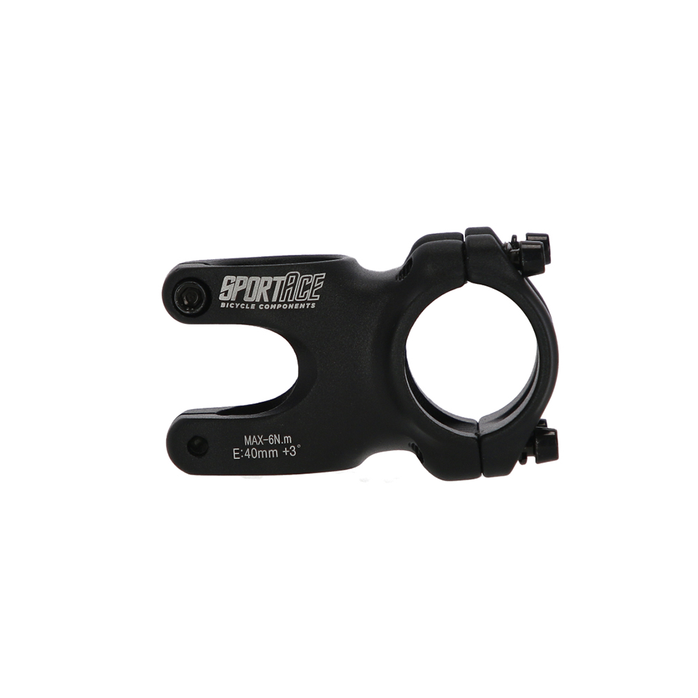 STEM 40X31.8MM ALUMINIO NEGRO AHEAD MTB SPORTACE EXTRA CORTO