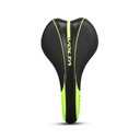 ASIENTO MTB/RUTA 270x150MM NEGRO/VERDE SIN GRAMPA