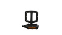 PEDAL PVC BMX/MTB DU NEGRO PINES 108X103 9/16" SPORTACE