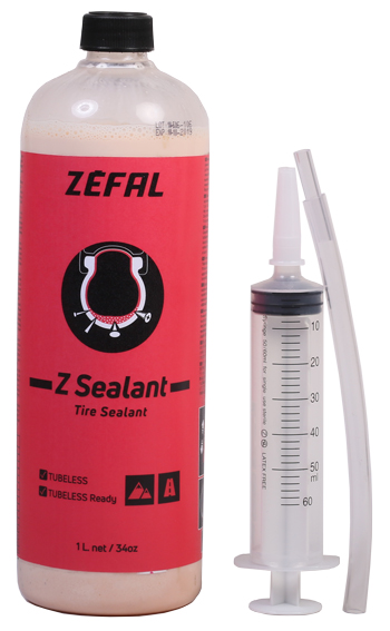 LIQUIDO TUBELESS 1 LITRO SELLADOR ZEFAL CON INYECTOR