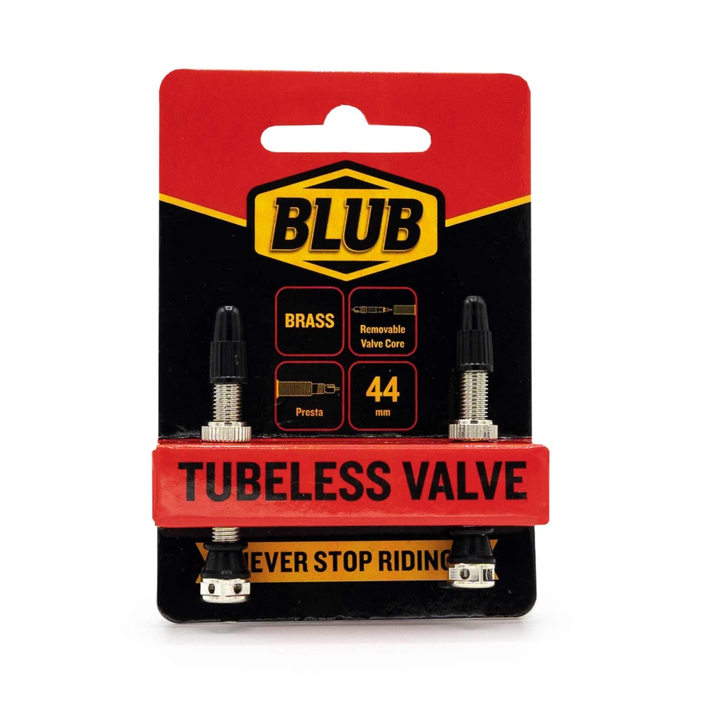 VALVULA TUBELEES ALUMINIO BLUB BRASS 44MM PAR