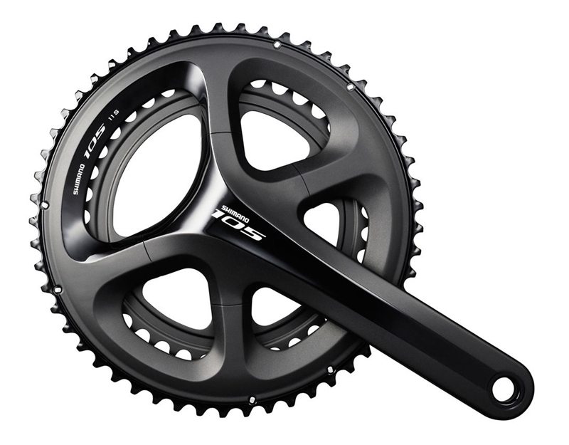 PLATO PALANCA DOBLE RUTA HOLLOWTECH II 53-39T X 172.5MM SHIMANO 105 FC-R7000 INCLUYE CAJA