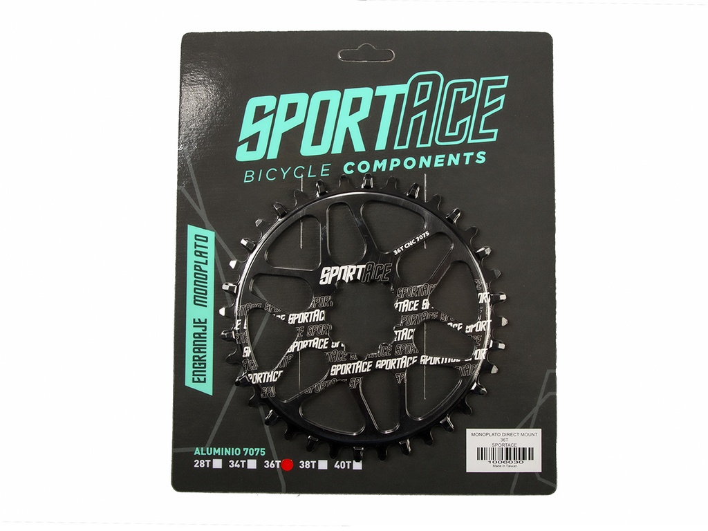 MONOPLATO DIRECT MOUNT SRAM 36T CNC 7075 SPORTACE