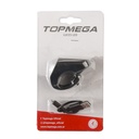 LUZ DELANTERA TOPMEGA 3 FUNC 40 LM RECARGABLE 180 mAh C/SUJETADOR