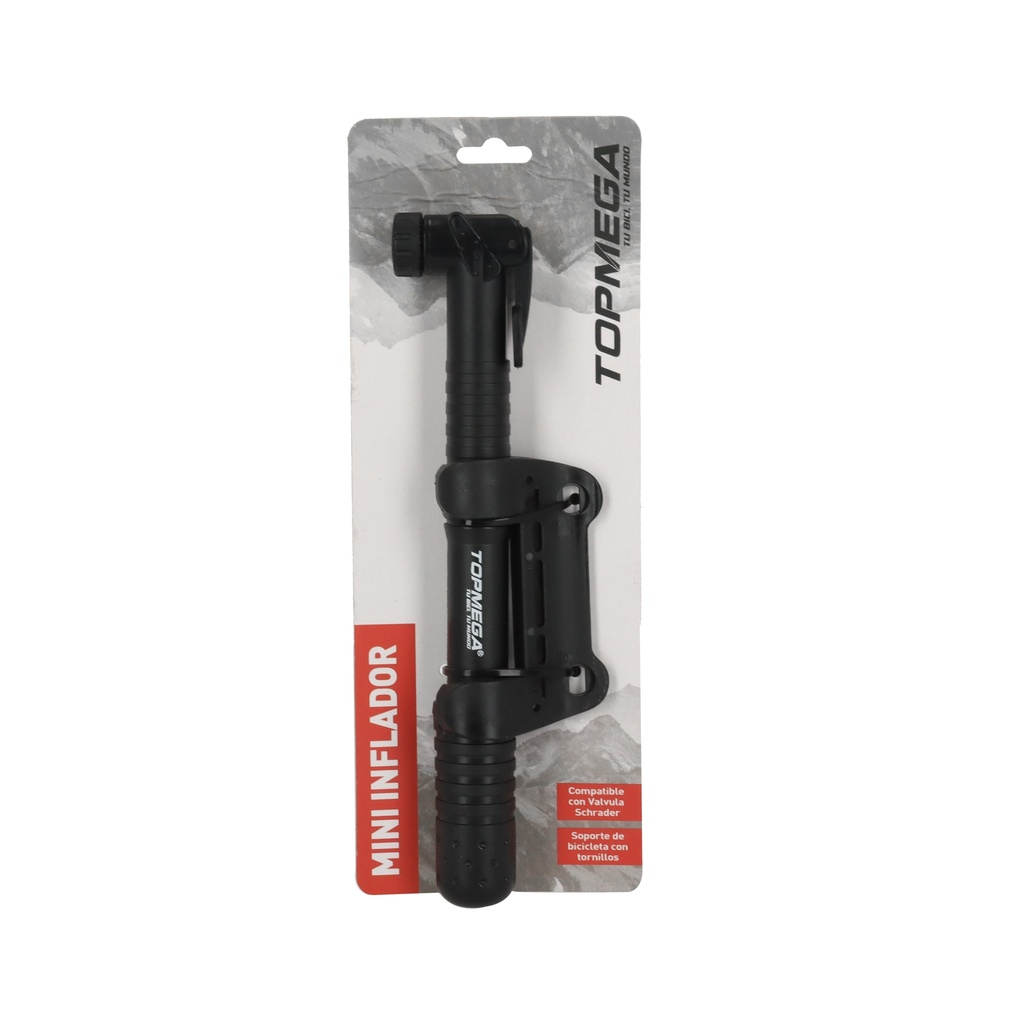 INFLADOR MINI TOPMEGA PVC COMPACTO 21X225MM D/VALVULA