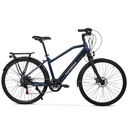 BICICLETA ELECTRICA TOPMEGA E-LAXY ALUMINIO R700 250W 36V 6VEL AZUL