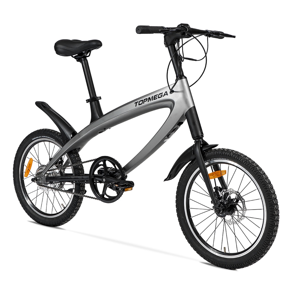 BICICLETA ELECTRICA E-ALIOTH R20 36V, 250W, 5.2AH GRIS