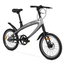 BICICLETA ELECTRICA E-ALIOTH R20 36V, 250W, 5.2AH GRIS