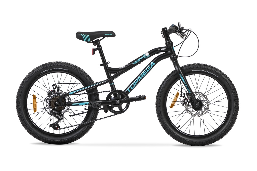 BICICLETA MTB SLIDER R20 7VEL. NEGR/CELESTE