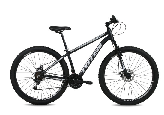 BICICLETA MTB TOTEM ALUMINIO 21VEL LTWOO NEGRO/BLA TALLE S