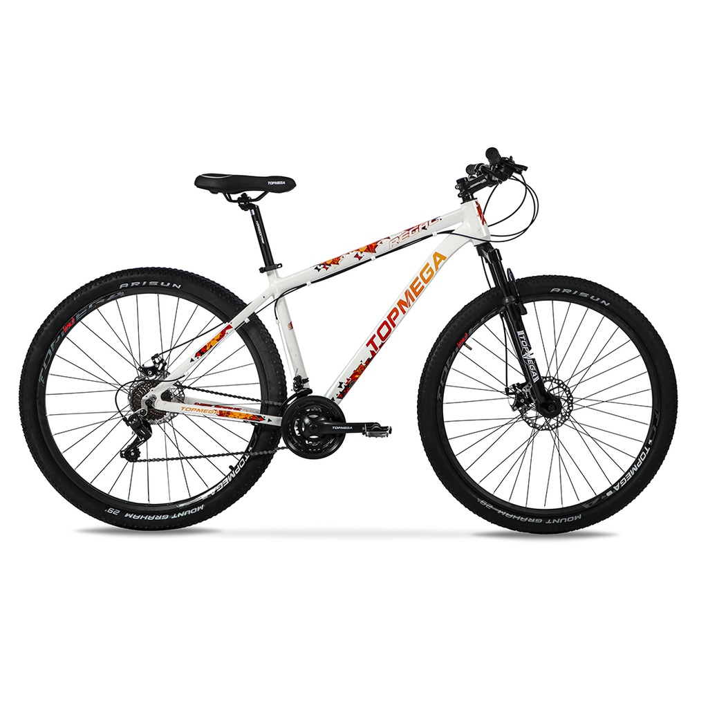 BICICLETA MTB REGAL ALUMINIO R29 21V BLANCO ROJO/NARA M