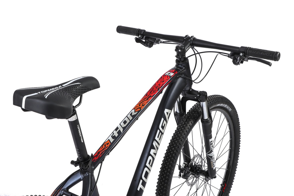 BICICLETA MTB THOR R29 24V ALUMINIO NEGRO/BLANCO/NARANJA TALLE M