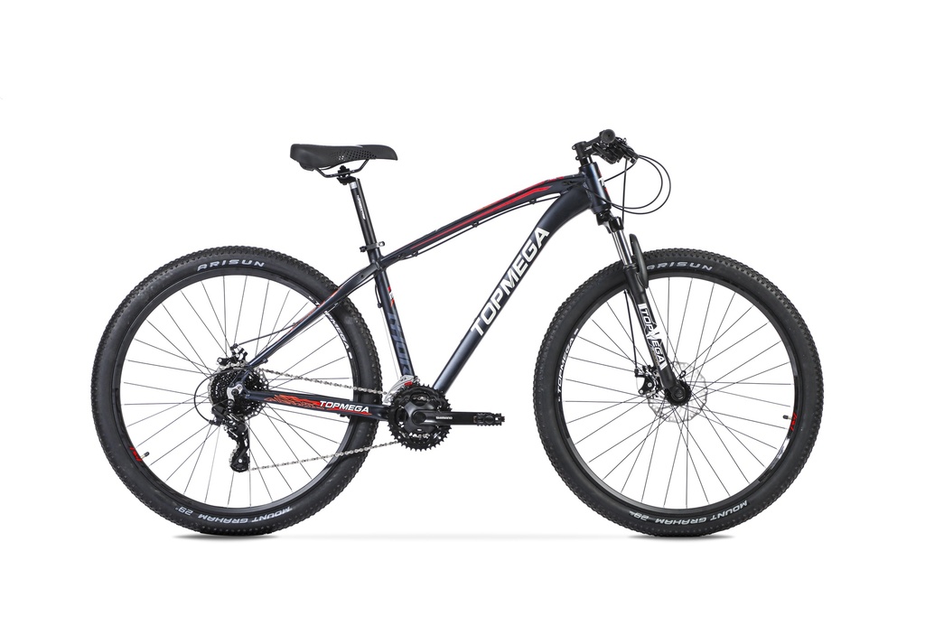 BICICLETA MTB THOR R29 24V ALUMINIO NEGRO/BLANCO/NARANJA TALLE L