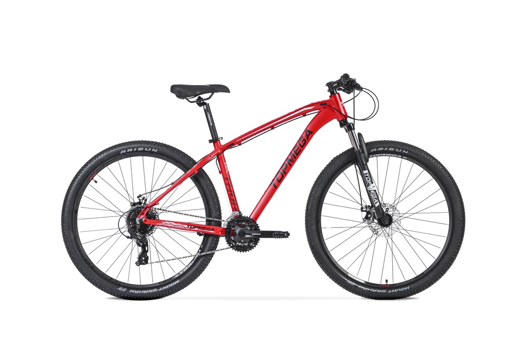 BICICLETA MTB THOR R29 24V ALUMINIO ROJO/NEG/BLANCO TALLE S