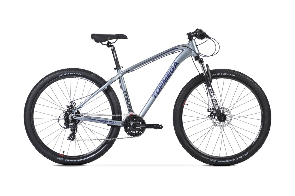 BICICLETA MTB THOR R29 24V ALUMINIO GRIS/VIOLETA/NEGRO TALLE M
