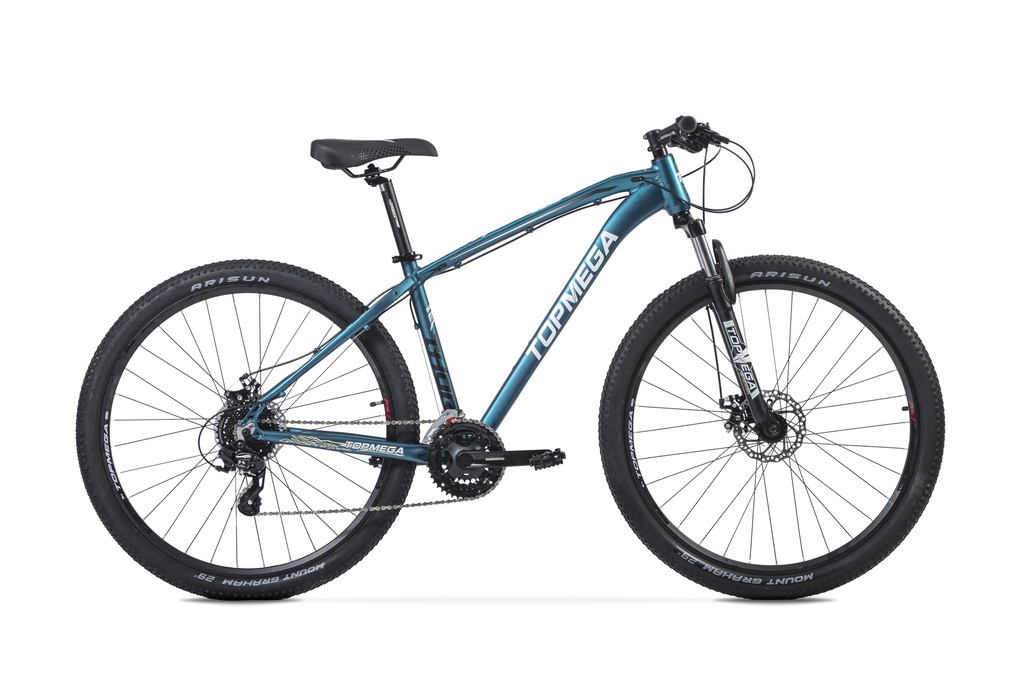 BICICLETA MTB THOR R29 24V ALUMINIO AZUL/BLANCO/AMAR TALLE M