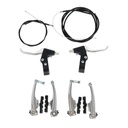 FRENO V-BRAKE ALUMINIO MANIJA ALUM Y RESINA/CABLE