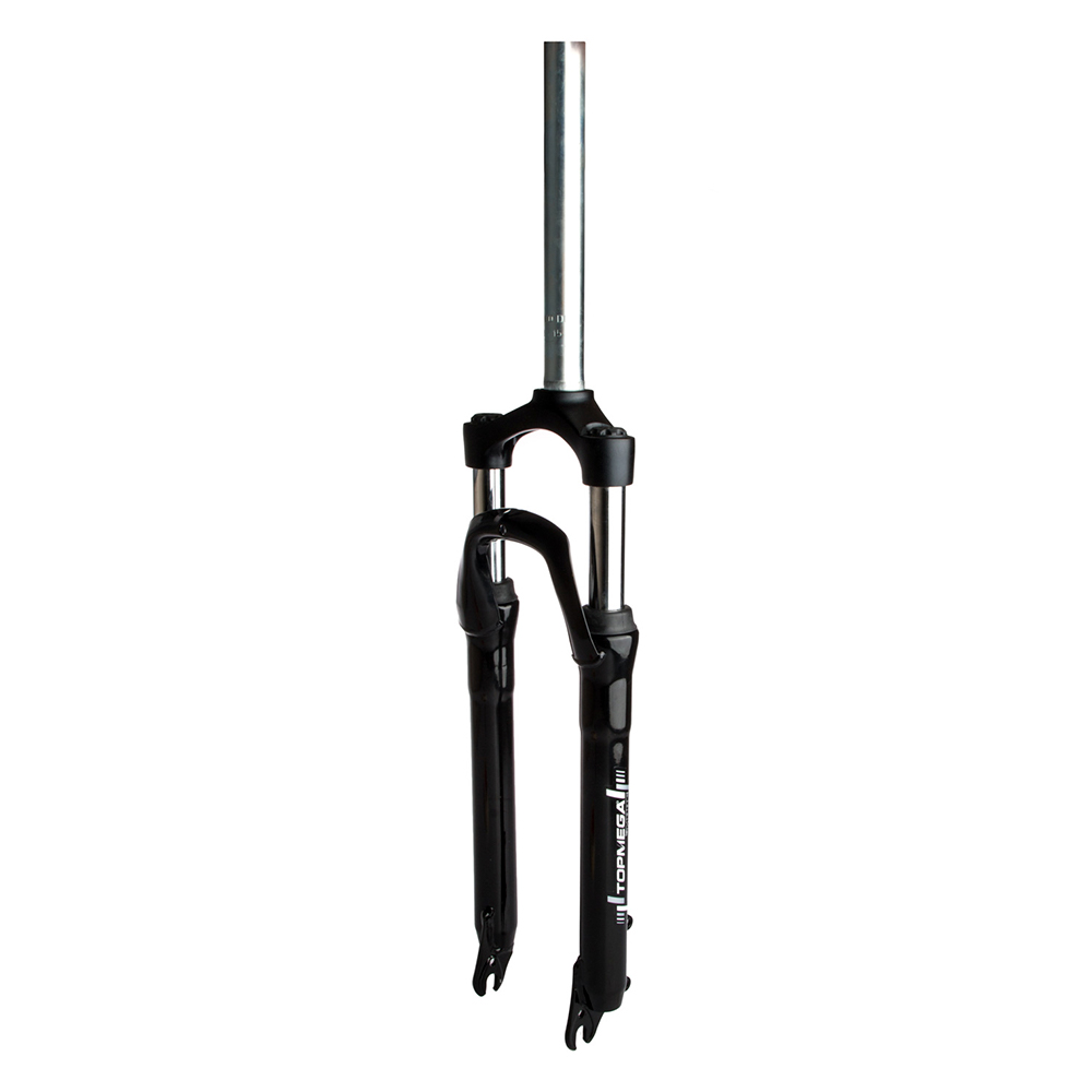 HORQUILLA SUSPENCION ACERO 26" FRENO DISCO NEGRA TOPMEGA