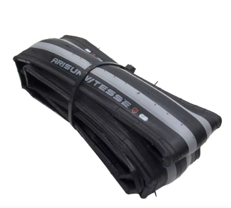 CUBIERTA 700X25C RUTA ARISUN VITESSE CLINCHER FOLDABLE KEVLAR NEGRO